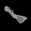 Elegant Slender Girl lady Metal Cutting Dies DIY Scrapbooking Photo Album3C