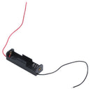 2pcs Spring Clip Black Plastic 1 x 1.5V AA Battery Case Holder H1P1