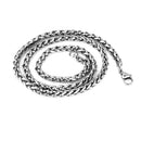 Fashion Boys Men 316L Stainless Steel 3mm Thin Cable Chain Necklace 18"