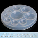 Round Silicone Mold DIY Jewelry Pendant Mould Handmade Craft Making Tool M2I3