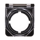 Black 22mm clear plastic push button switch guard protector FT