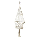 Hand Weaving Cotton Rope Flower Pot Hanging Basket Indoor Outdoor Decor