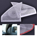 Pair Inner Door Speaker Edge Cover Trim fit for Mercedes Benz C Class W205 2015