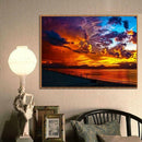 5D DIY Full Drill Diamond Painting Sunset Glow Embroidery Mosaic Craft Kit