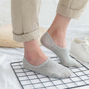 5pairs Mens Socks Boat Socks Summer Male Casual Breathable Socks Solid Color -OZ