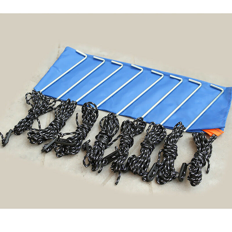 Outdoor Camping Tent Stakes Tent Pegs Tent Nail Accessories with Wind Rope A