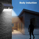 60LED Solar Light Body Motion Sensor Waterproof Courtyard Security Wall Lamp