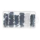100Pcs Nylon Bumper Fasteners Fender Rivet Clips 6 Sizes Push Type Car Retainer
