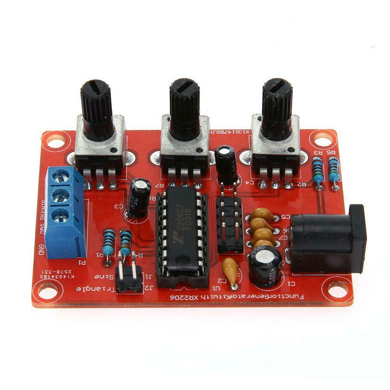 XR2206 Signal Generator DIY Kit Sine Triangle Square Output 1Hz-1MHz