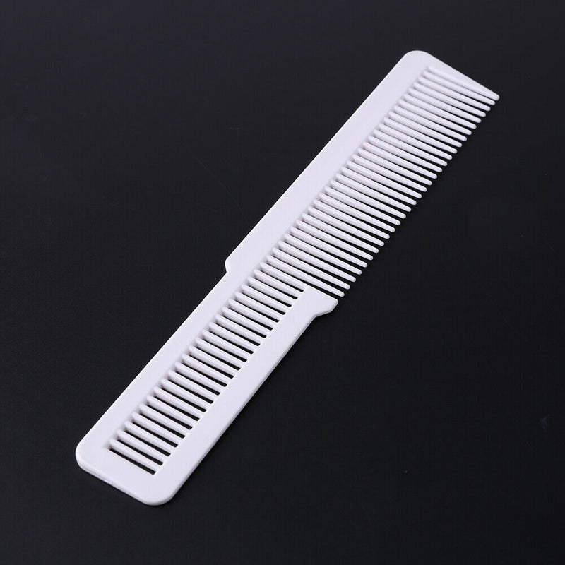 Hairdressing Carbon Anti-static Comb Wide Tooth Hair Clipper Comb (White)
