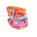 3Pcs Fashion Mixed Colourful Bracelet Kids Baby Jewelry Gift Party Supply BX