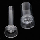 2Piece Spire Cylinder Shaped Plastic Clear Candle Molds Candle Making Crafts