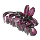 Purple Hair Claw Clamp Clip Acrylic Barrette Hair Accessory Holder