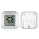 Thermometer Press Screen Digital Hygrometer Alarm Clock Home Indoor Table C