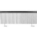 Pet Dog Cat Metal Double Row Teeth Grooming Hair Comb Brush Fur Rake Tool PFK
