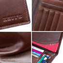 Leather Portable Travel Passport ID Card Cover Holder Case Protector Organizer