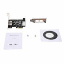 Super Speed 2-Port USB 3.0 PCI-E PCI Express 19-pin USB3.0 15-pin SATA Conn