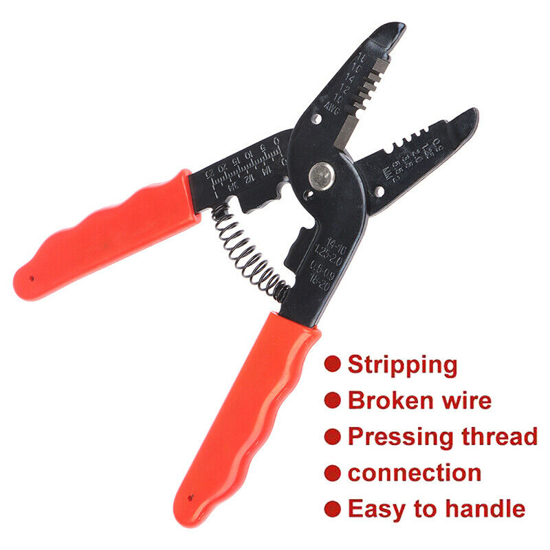 Crimper Cable Cutter Multifunctional Wire Stripper Stripping Hand Tool 0.9-5 Hn
