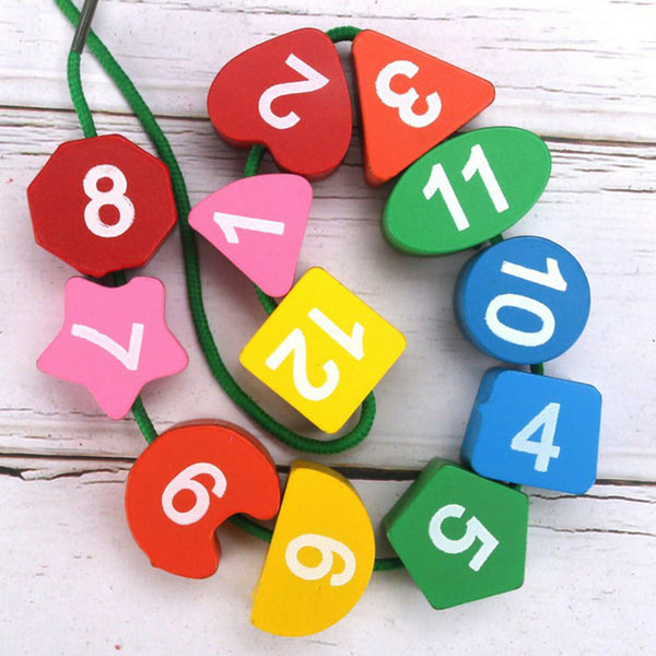 Wooden Puzzles for Toddlers Educational Preschool Puzzles Numbers Shape Color