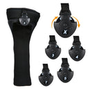 Soft Club Head Cover Easy Use No.1 3 5 Cap Golf Rod Tool Protect Sleeve