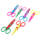 DIY Craft Scissors 6 Shaped Assorted Cutting Patterns Designs Paper Edges Tools