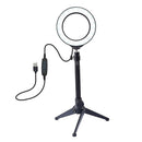 Dimmable LED Selfie Ring Light for Live Stream 4.7 with Stand