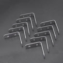 10 x Stainless Steel Shelf Support Corner Brace Angle Bracket 50x50mm