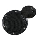 for Jeep Wrangler JK 07-17 Carbon Fiber Filler Door Cover Gas Tank Cap for