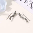 Ear Climber Octopus Tentacle Ear Crawler Women Metal Cuff Stud Unique Desig N0K0