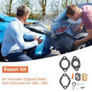 Carb Repair Rebuild Kit for Eska Sears Ted Williams Outboard Motor 61-87 A