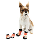 2 Pairs Cotton Anti-Slip Dog Socks, Pet Paw Protection for Indoor Wear - Knitted