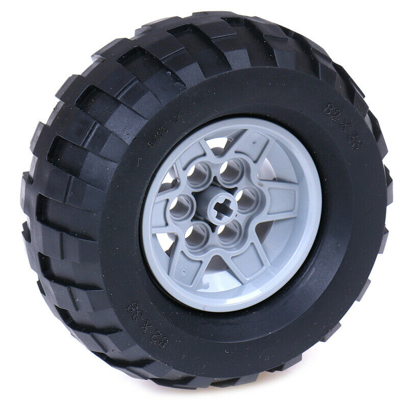 1Pcs Bricks Wheel Auto Parts 56908 45982 81.6x38 R Tire wheel DIY Toys