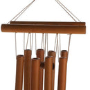 Hand-Crafted Bamboo Tubes Wind Chimes Hollow Tuned Music Natural Bamboo Win