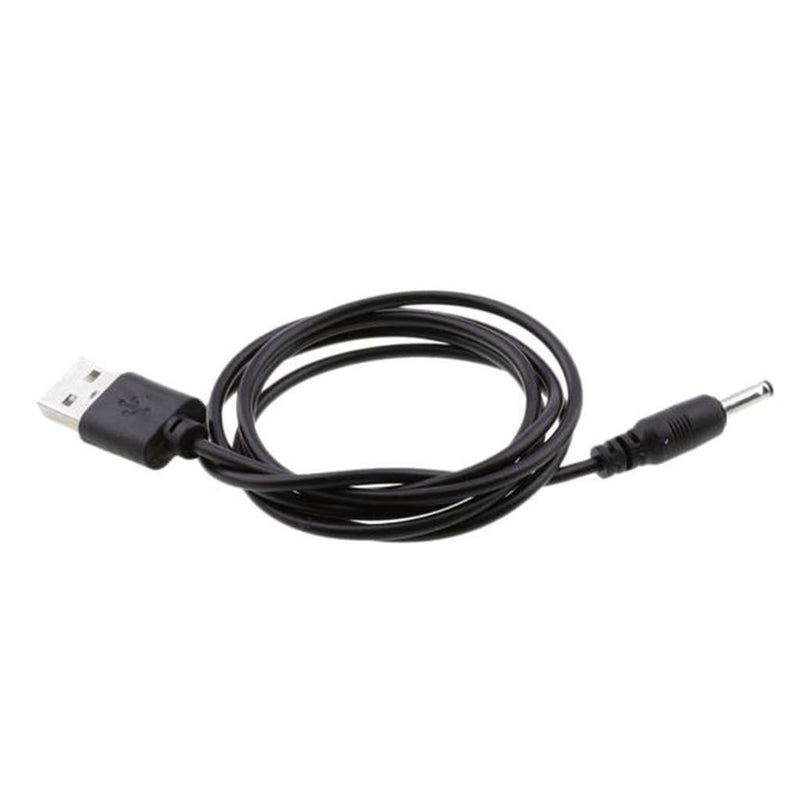 5 X USB 2.0 Male to 3.5mm 1.35mm Female DC Power Plug Barrel 5V Cable Cord