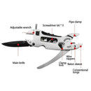 Multifunction Outdoor Pocket Metal Tool Pliers Spanner Screwdriver Wrench D E6T9