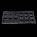 7Pcs Round Pointed Tip Nylon Hair Brush Set with 3 Pieces Paint Tray Palette