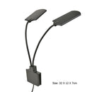 15W LED Waterproof Aquarium Light Fish Tank Aquatic Plants Grow Clip-on Lamp