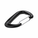 12KN Professional Aviation Aluminum D Shape Buckle Climbing Carabiner Equipment