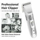 Recharge Professional Hair Clippers Cordless Trimmer Shaver With Barber Comb Kit