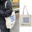 Womens Large capacity Shopping bags Canvas Shoulder Bag Reusable Handbag Tote