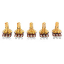 5 Pcs Poti Potentiometer Guitar Volume A500k Ohm Spare Part For Musical