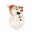 Christmas Snowman Brooch Corsage Gifts Banquet Pins Decorations Badge New Y