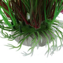 Plant Leaves Waterscape Lotus Artificial Plastic Purple Aquarium K6J4