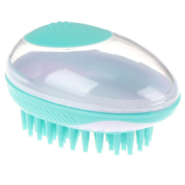 Dog Bath Brush Comb Silicone Pet Shower Hair Removal Comb Cleaning Groom-PNS Kw
