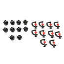 10pcs G-Type Watering Sprinkler Head Rotatable Garden Nozzle Equipments