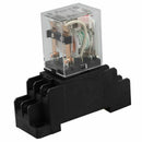 AC 200V/240V Coil DPDT 8 Terminal General Purpose Relay Socket Base