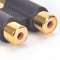 Double 2 x RCA Phono Coupler Female to Female Audio Video Connector Adaptor G ES