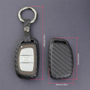 For Hyundai Tucson Ilante Sonata Carbon Fiber Smart Cars Key Cover Accessori FZA