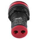 AC/DC 24V LED Power Indicator Pilot Signal Lamp 22mm Red Light