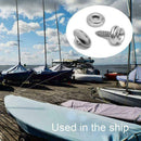 62 Pcs Stainless Steel Canvas to Screw Press Stud Snap Boat Cover Kit 15mm X2J3